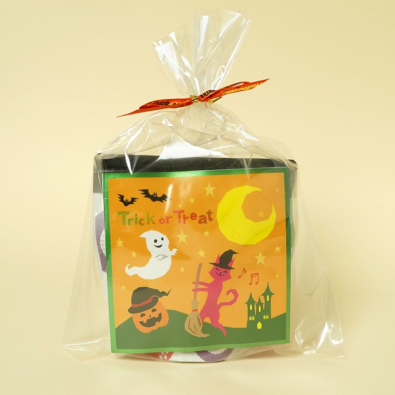 老舗茶舗千紀園の【老舗茶舗のハロウィンセット】宇治抹茶クッキーミニと 和紅茶（ティーバッグ）詰合せ
