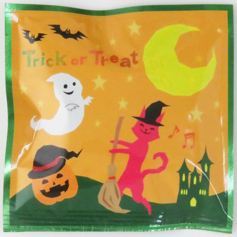 老舗茶舗千紀園の【老舗茶舗のハロウィンセット】宇治抹茶クッキーミニと 和紅茶（ティーバッグ）詰合せ