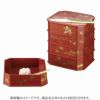 楽天市場】茶道具 菓子器 縁高重 朱塗 花鳥 淡々斎好写 中村湖彩