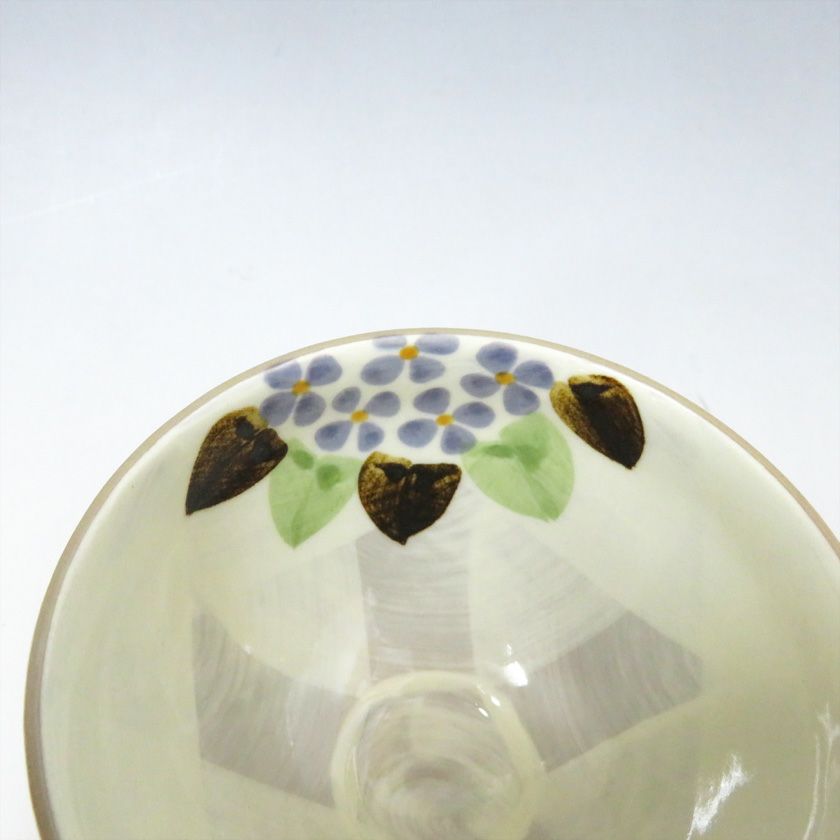 茶道具 小茶碗（こちゃわん） 小茶碗 紫陽花 加藤忠泉作 忠泉 抹茶茶碗は茶の湯文化である表千家・裏千家の茶道具や抹茶を専門に扱う千紀園（せんきえん）が通販で販売しています。茶会また初心者向けのお稽古用にご利用いただける抹茶碗です。贈り物・ギフトにも人気です。