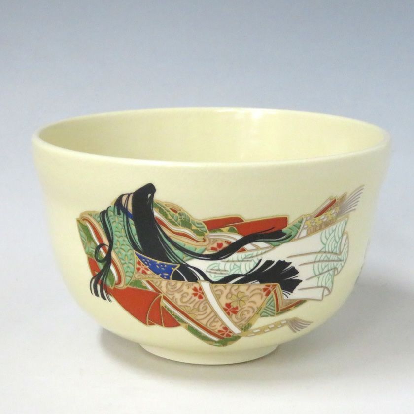 茶道具 抹茶茶碗（まっちゃちゃわん） 歌仙雛一双茶碗 宮地英香 お雛様 桃の節句 上巳の節句 抹茶茶碗は茶の湯文化である表千家・裏千家の茶道具や抹茶を専門に扱う千紀園（せんきえん）が通販で販売しています。茶会また初心者向けのお稽古用にご利用いただける抹茶碗です。贈り物・ギフトにも人気です。