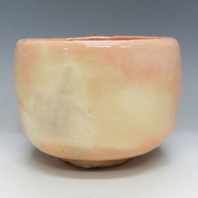 通販販売【茶道具】 赤楽茶碗 樂慶入写 鈴の絵 *佐々木昭楽* 茶道道具