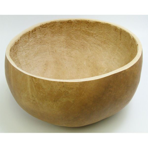 茶道具 炭斗（炭取・すみとり） ふくべ炭斗 白 ※自然のもの