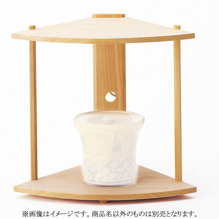交渉中 茶道具棚 道具は付きません。棚のみです（茶道具 棚（たな） 角 