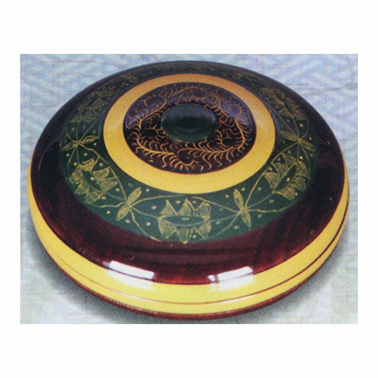 【茶道具】中村湖彩造　玄々斎好写　独楽塗宝珠香合（共箱） 茶道具】中村湖彩造 玄々斎好写 独楽塗宝珠香合（共箱） - メルカリ