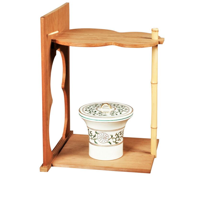 茶道具 淡々斎好写 瓢棚 ○水指は別売です。 小林幸斎