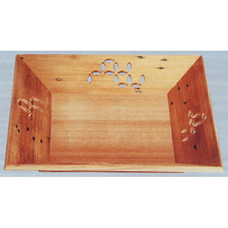 【お得】 茶道具 菓子器 中村宗悦 七宝透 妙喜庵古材 四方盆 工芸品