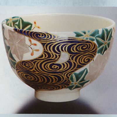 茶道具　蓋置　桜　山川敦司　作 茶道具 蓋置 団扇 山川敦司作 泉涌寺窯 茶道 : 茶道具いまや静香
