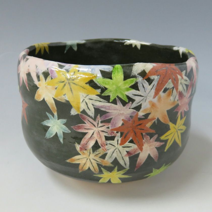 茶道具 花入 楽 青磁写 龍耳 干支 龍 辰 京焼 吉村楽入 新品未使用 吉村楽入 2023年初春作品 豊作 赤楽茶碗