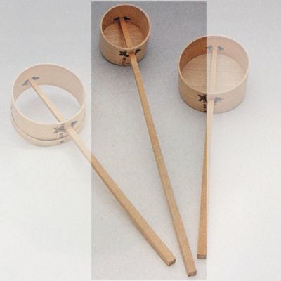 茶道具 つくばい杓（杉材）