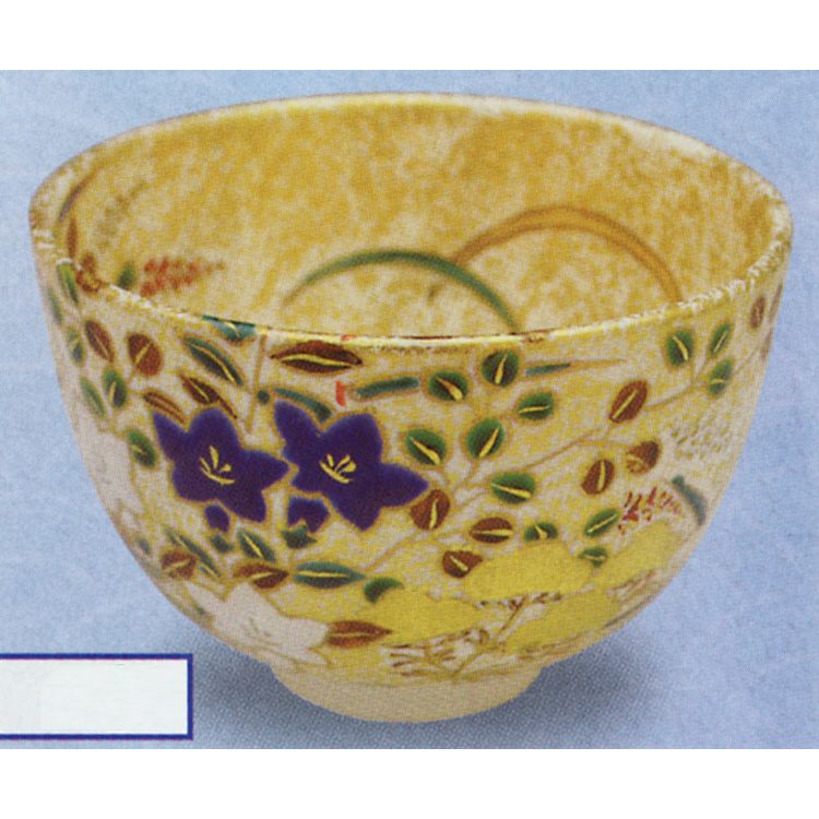 金砂子茶碗 秋草 加藤よしゑ (茶道具 通販 楽天)