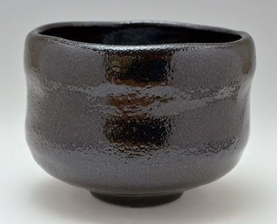 茶道具 楽茶碗（らくちゃわん） 黒楽茶碗 円楽窯