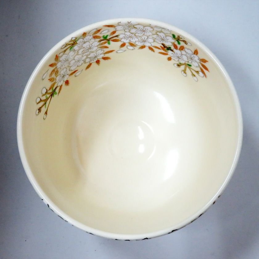 茶道具 抹茶茶碗（まっちゃちゃわん） 茶碗　仁清　桜 加藤 如水 抹茶茶碗は茶の湯文化である表千家・裏千家の茶道具や抹茶を専門に扱う千紀園（せんきえん）が通販で販売しています。茶会また初心者向けのお稽古用にご利用いただける抹茶碗です。贈り物・ギフトにも人気です。