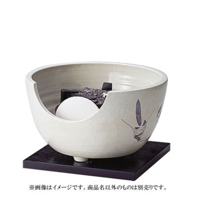 【茶道具セット】 ヤマキ 電気炭　織部　紅鉢風炉 茶道具 土風炉 紅鉢風炉 電熱器 電気炭 ヤマキ電器 黒 スリム 遠