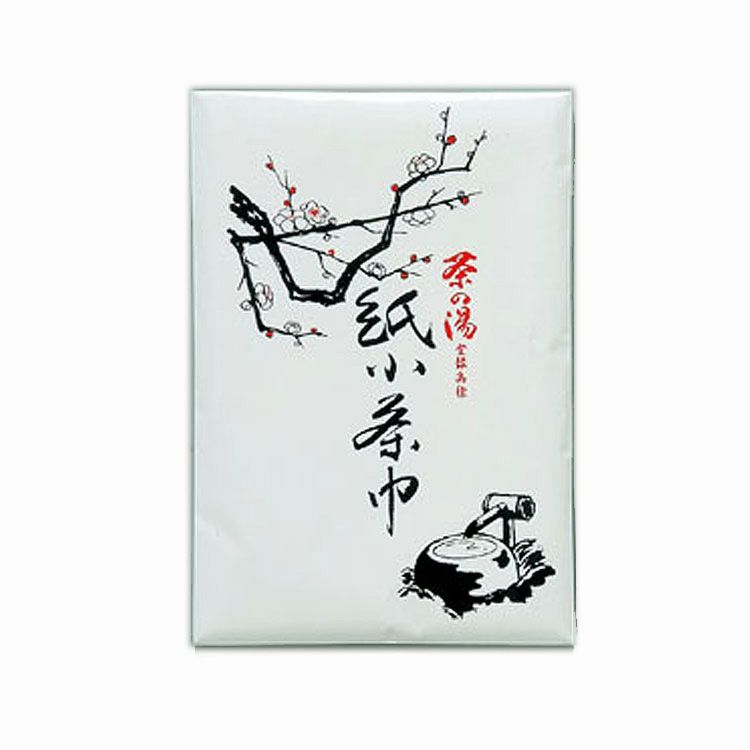 ちゃきん 茶道具 茶巾（ちゃきん） 紙小茶巾(20枚入) 山口白梅観
