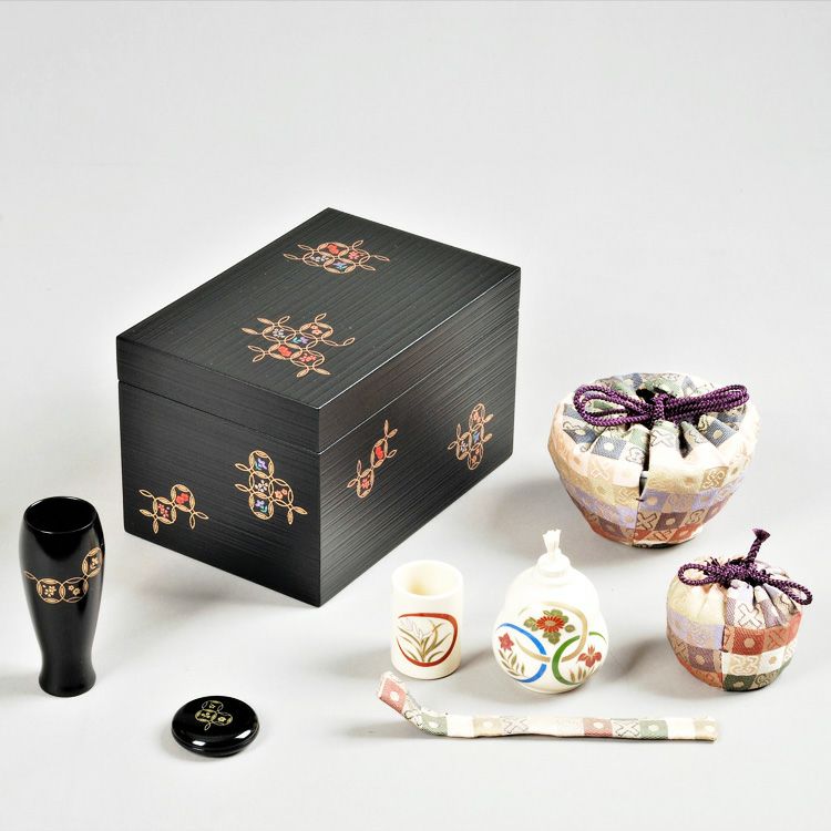茶道具/本桑茶箱 匠の茶道具揃い 茶と和 お道具7点