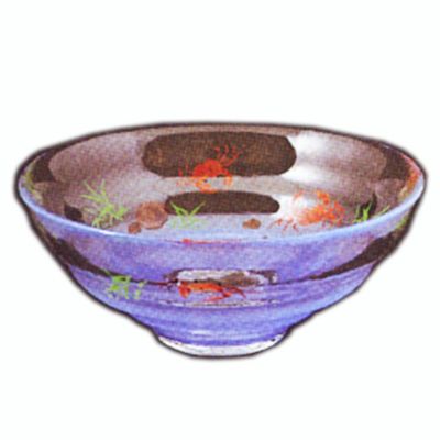 茶道具 【広畑久仁彦】蟹図 ガラス 平茶碗 紙箱 義山 夏茶碗 茶道具 【広畑久仁彦】蟹図 ガラス 平茶碗 紙箱 義山 夏茶碗
