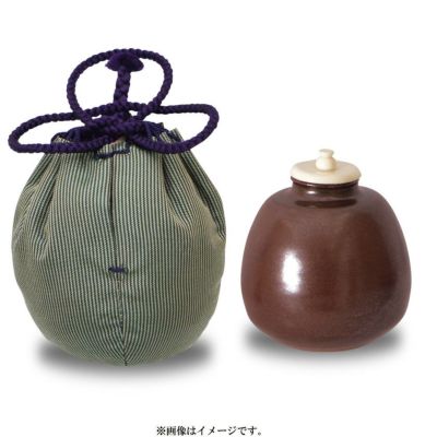 茶道具 茶入（ちゃいれ） 茶入 大名物 唐物 利休尻ふくら写 仕覆、蓋付 龍喜窯 | 千年の香り 千紀園