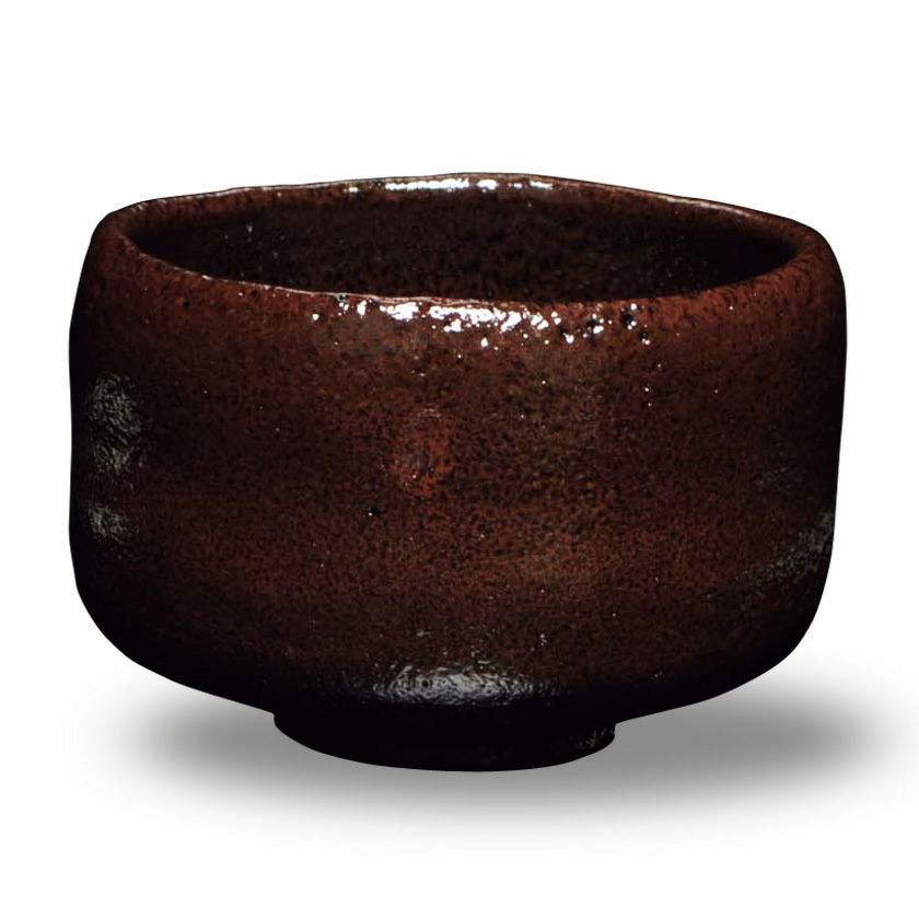 抹茶茶碗 一入写 曙 3代佐々木松楽 作 黒楽 表千家 裏千家 