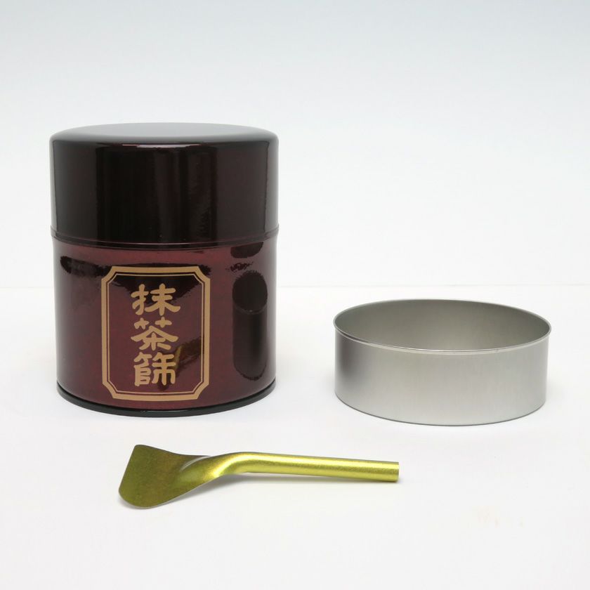 茶道具 抹茶篩（まっちゃふるい） 抹茶ふるい缶 溜・黒・朱から色をお