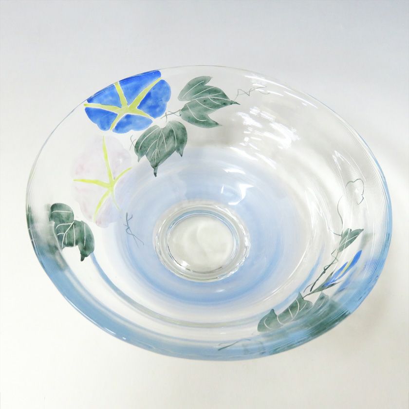 茶道具 平茶碗（ひらちゃわん） 義山茶碗 朝顔（耐熱） 八木 海峰 抹茶茶碗は茶の湯文化である表千家・裏千家の茶道具や抹茶を専門に扱う千紀園（せんきえん）が通販で販売しています。茶会また初心者向けのお稽古用にご利用いただける抹茶碗です。贈り物・ギフトにも人気です。