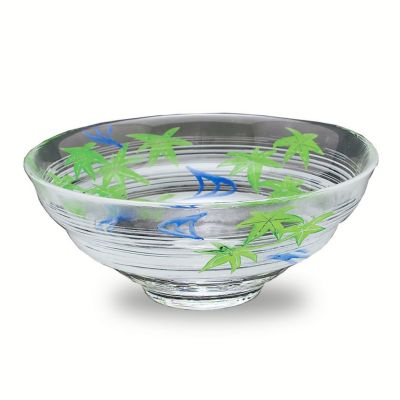 ガラス 抹茶碗 平茶碗 義山 青楓 耐熱 茶道 とかそ 抹茶