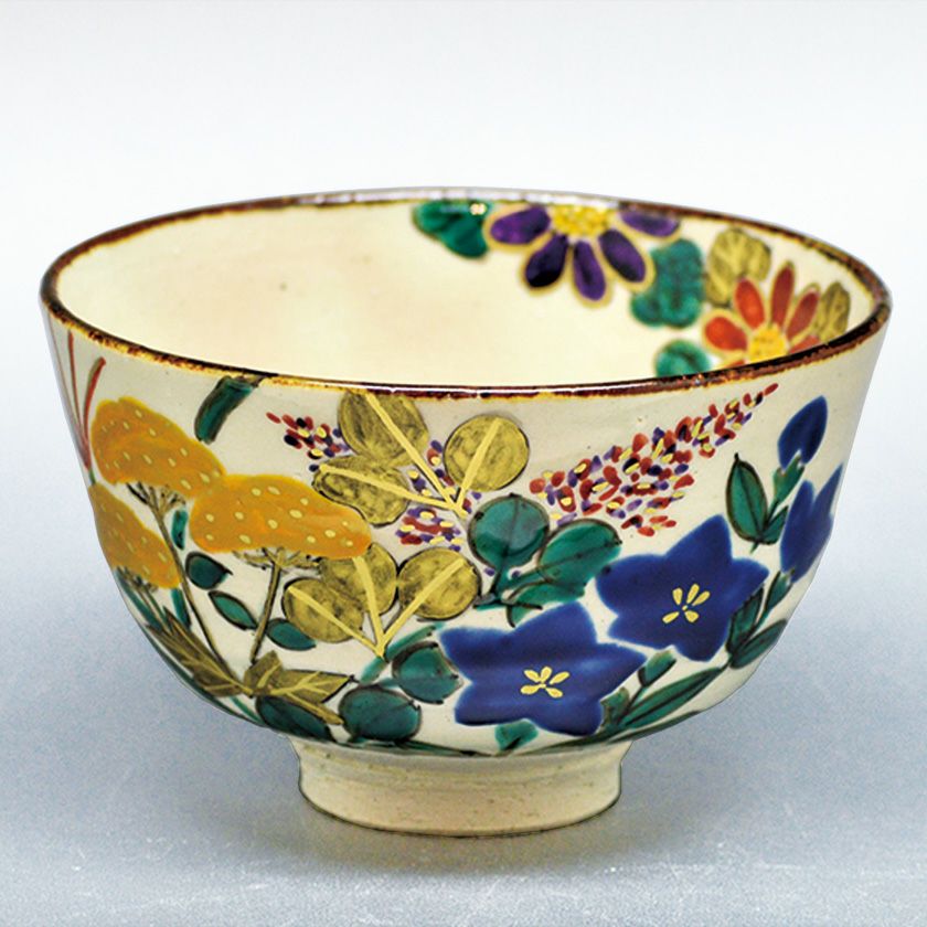 茶道具 抹茶茶碗（まっちゃちゃわん） 茶碗 乾山 秋草 伊坂 清香 抹茶茶碗は茶の湯文化である表千家・裏千家の茶道具や抹茶を専門に扱う千紀園（せんきえん）が通販で販売しています。茶会また初心者向けのお稽古用にご利用いただける抹茶碗です。贈り物・ギフトにも人気です。