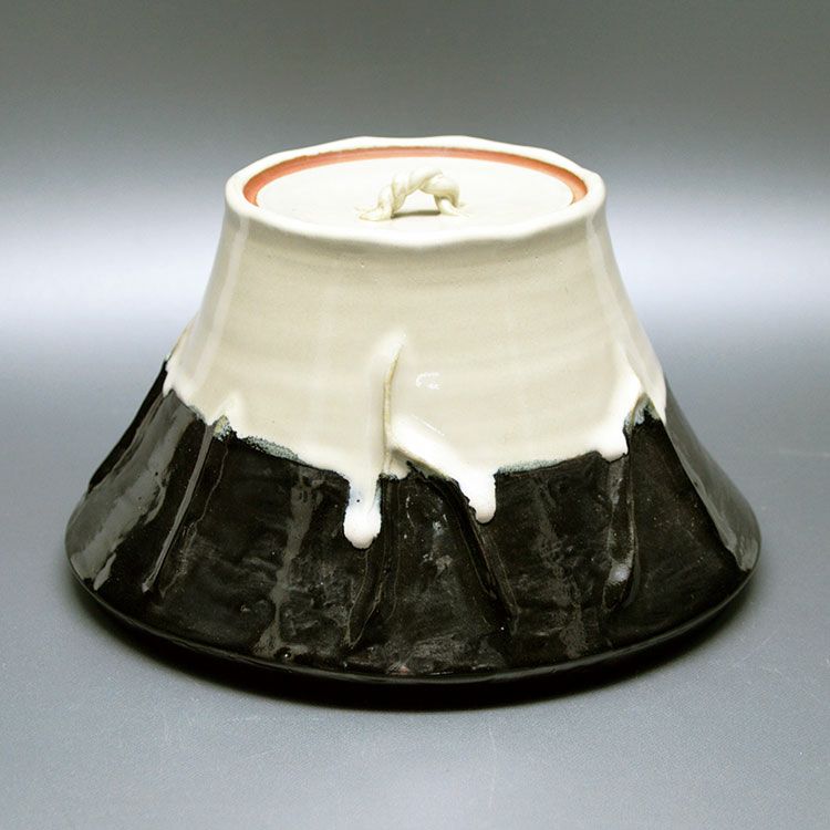 茶道具 水指（水差・みずさし） 富士山水指 西尾 香舟 作