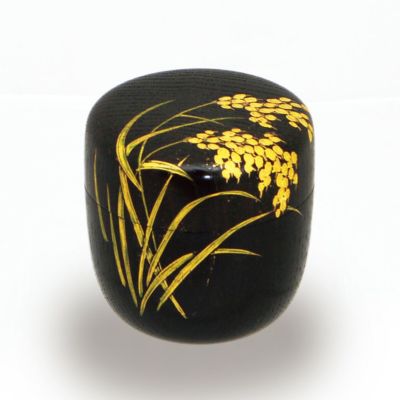 茶道具 棗 寸切 蕨山