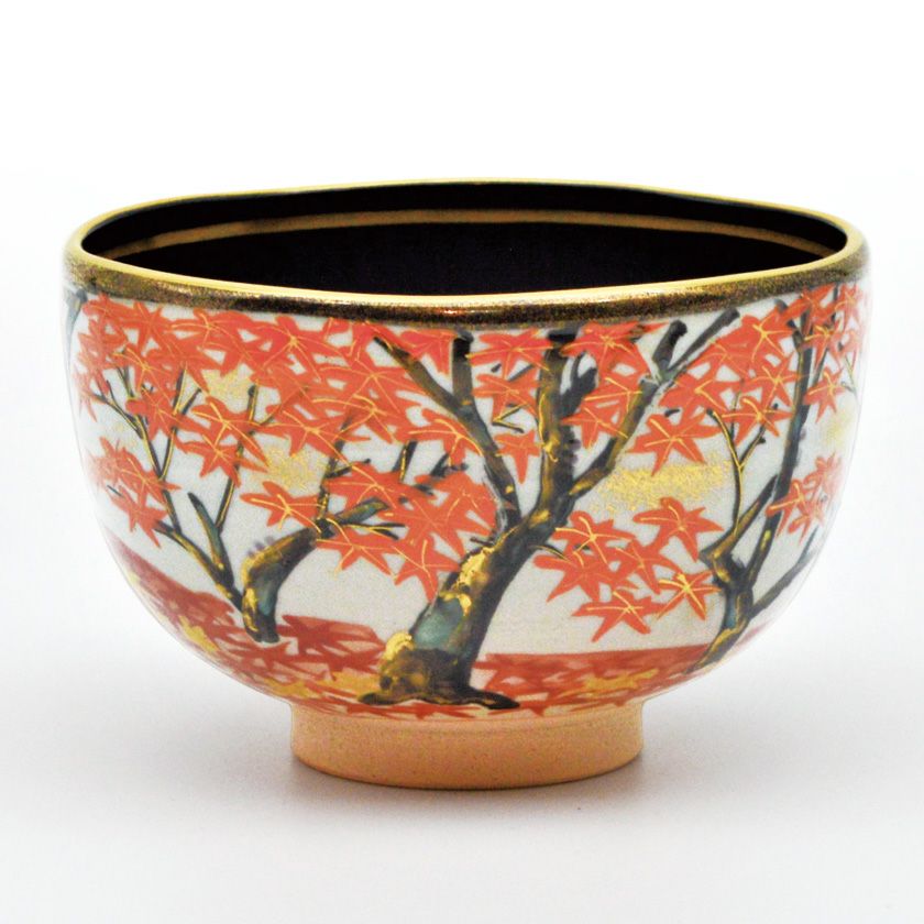 茶道具 抹茶茶碗（まっちゃちゃわん） 茶碗 乾山 高雄の紅葉 壱休窯 抹茶茶碗は茶の湯文化である表千家・裏千家の茶道具や抹茶を専門に扱う千紀園（せんきえん）が通販で販売しています。茶会また初心者向けのお稽古用にご利用いただける抹茶碗です。贈り物・ギフトにも人気です。