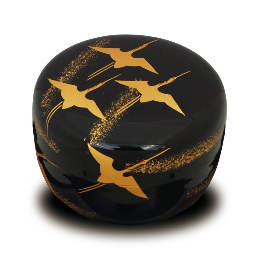 柳橋蒔絵平棗 (共箱)佐々木麗峰 - 茶道具販売 栗林園