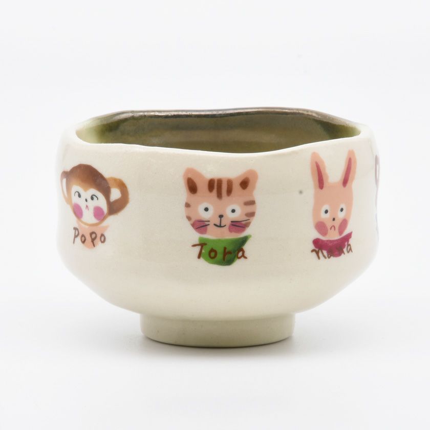茶道具 小茶碗（こちゃわん） 小茶碗 織部 アニマルズ 干支 豊窯 抹茶茶碗は茶の湯文化である表千家・裏千家の茶道具や抹茶を専門に扱う千紀園（せんきえん）が通販で販売しています。茶会また初心者向けのお稽古用にご利用いただける抹茶碗です。贈り物・ギフトにも人気です。