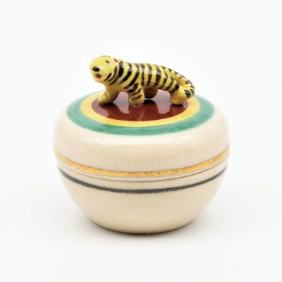 茶道具 香合（こうごう） 香合 独楽 虎 干支 加賀 瑞山 | 千年の香り