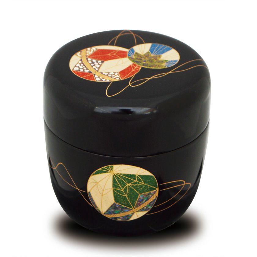 1176  茶入　棗　セット　蒔絵 1176 茶入 棗 セット 蒔絵