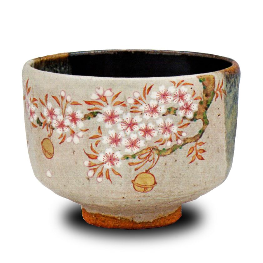 抹茶茶碗　桜 小茶碗・桜(抹茶碗)|食器通販の陶磁庵