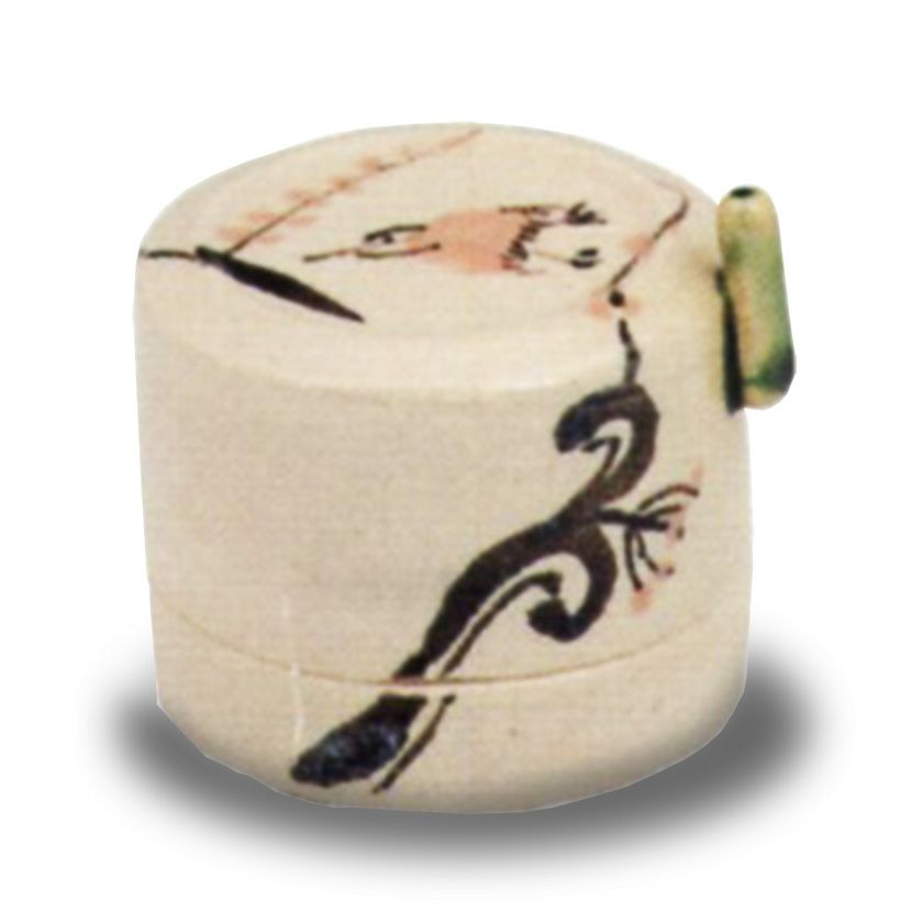 茶道具 香合（こうごう） 弥七田織部 臼型 香合 水野 健二 | 千年の