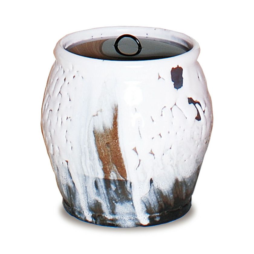 茶道具 水指（水差・みずさし） 水指 白萩釉 一重口 味舌 隆司 | 千年