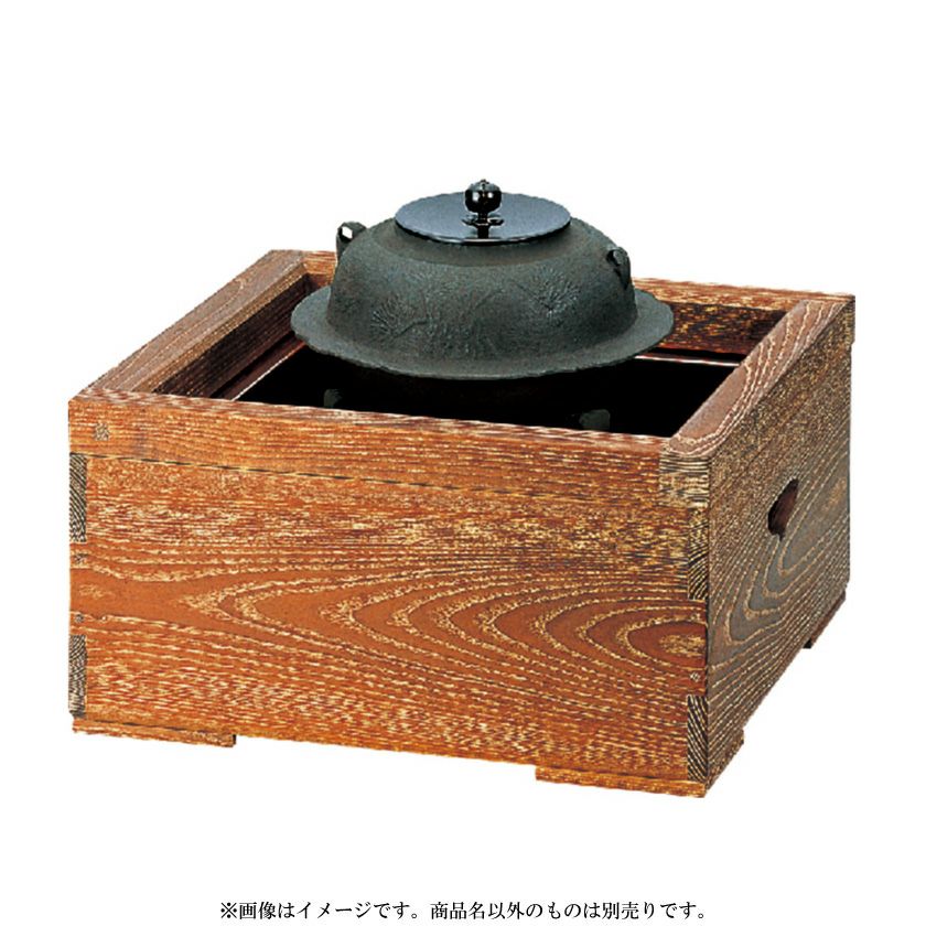 茶道具　可映　桑　置炉 茶道具 渡辺可映造 桑 置炉 五徳2点セット元箱