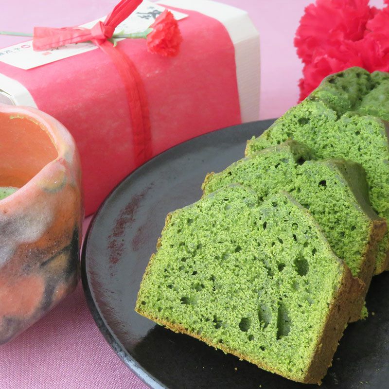 千紀園（せんきえん）の【母の日限定パッケージ】宇治抹茶とブランデーのパウンドケーキ 12枚入