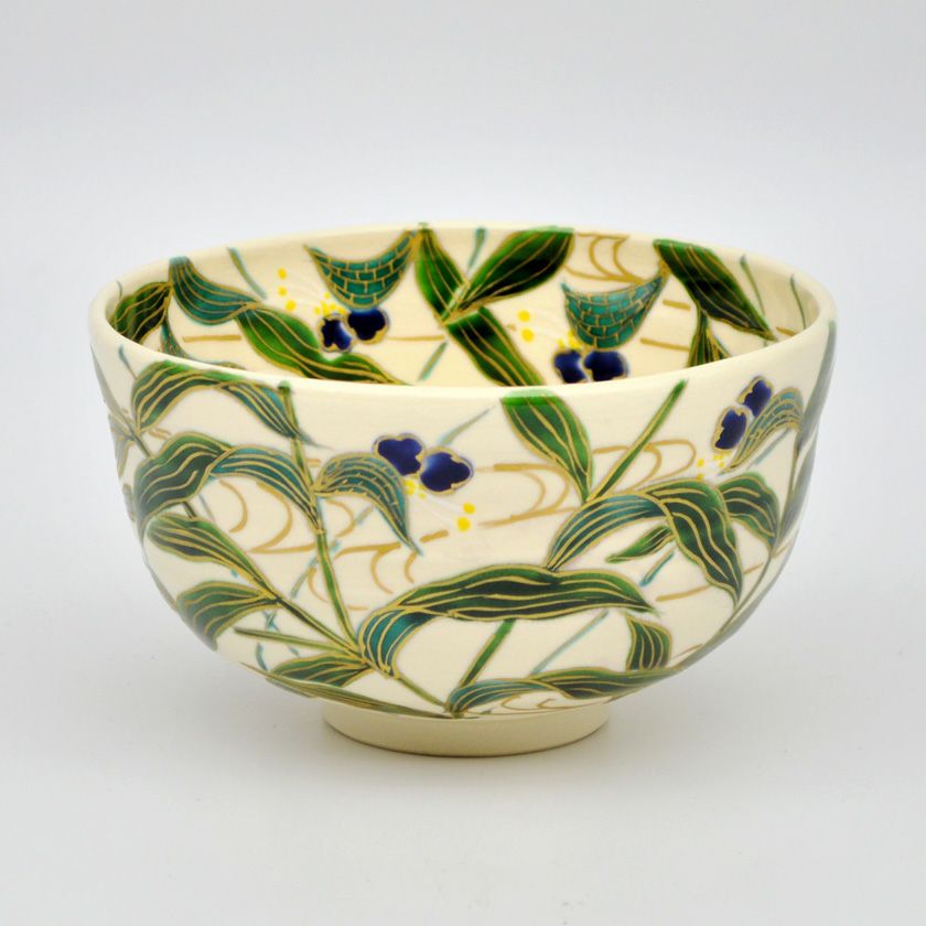 茶道具 抹茶茶碗（まっちゃちゃわん） 茶碗 仁清 露草 加藤 如水 抹茶茶碗は茶の湯文化である表千家・裏千家の茶道具や抹茶を専門に扱う千紀園（せんきえん）が通販で販売しています。茶会また初心者向けのお稽古用にご利用いただける抹茶碗です。贈り物・ギフトにも人気です。