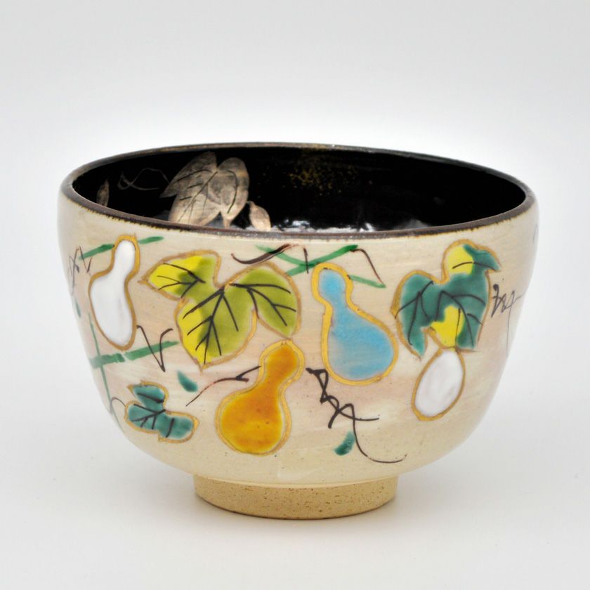 茶道具 抹茶茶碗（まっちゃちゃわん） 茶碗 乾山 六瓢 中村 与平 抹茶茶碗は茶の湯文化である表千家・裏千家の茶道具や抹茶を専門に扱う千紀園（せんきえん）が通販で販売しています。茶会また初心者向けのお稽古用にご利用いただける抹茶碗です。贈り物・ギフトにも人気です。