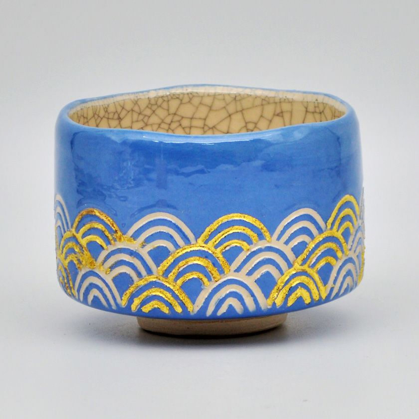 茶道具 楽茶碗（らくちゃわん） 青海波 和楽 抹茶茶碗は茶の湯文化である表千家・裏千家の茶道具や抹茶を専門に扱う千紀園（せんきえん）が通販で販売しています。茶会また初心者向けのお稽古用にご利用いただける抹茶碗です。贈り物・ギフトにも人気です。