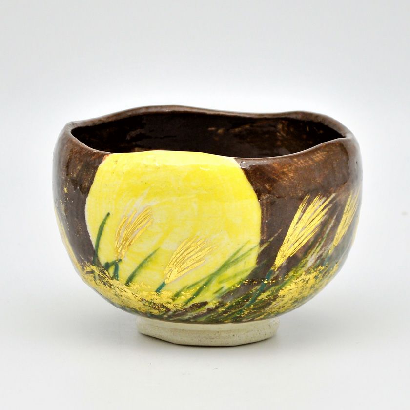 茶道具 楽茶碗（らくちゃわん） 仲秋 和楽 抹茶茶碗は茶の湯文化である表千家・裏千家の茶道具や抹茶を専門に扱う千紀園（せんきえん）が通販で販売しています。茶会また初心者向けのお稽古用にご利用いただける抹茶碗です。贈り物・ギフトにも人気です。