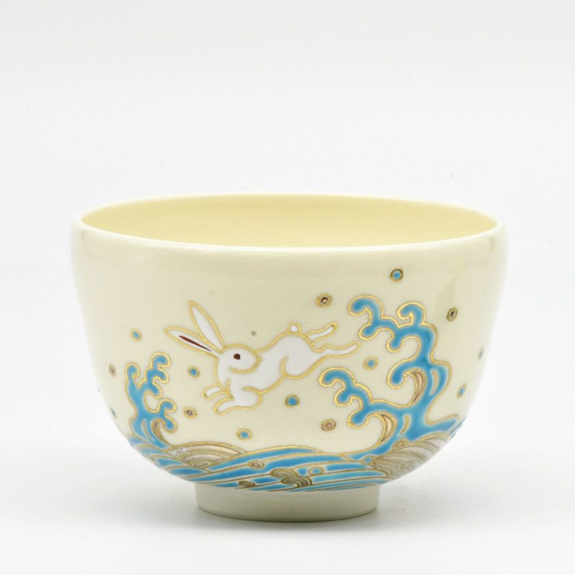 茶道具 抹茶茶碗（まっちゃちゃわん） 茶碗 仁清 波兎 干支 田中 万祥 抹茶茶碗は茶の湯文化である表千家・裏千家の茶道具や抹茶を専門に扱う千紀園（せんきえん）が通販で販売しています。茶会また初心者向けのお稽古用にご利用いただける抹茶碗です。贈り物・ギフトにも人気です。