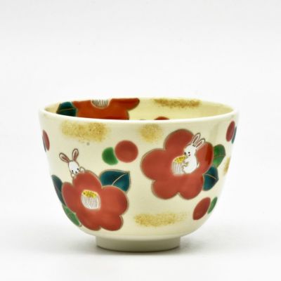 茶碗 うさぎの五節句 抹茶碗 茶道具 茶碗 青磁 兎の五節句 | 抹茶