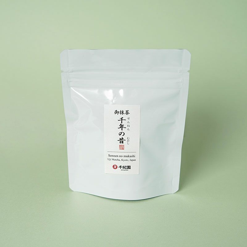 宇治御抹茶『千年の昔』せんねんのむかし 100g缶 | 千年の香り