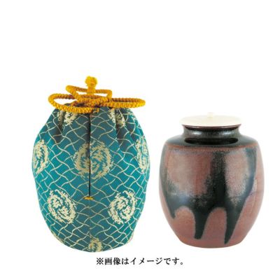 茶道具 茶入（ちゃいれ） 茶入 大名物 唐物 初花肩衝写 仕覆：細丸竜鳥襷、蓋 龍喜窯 | 千年の香り 千紀園