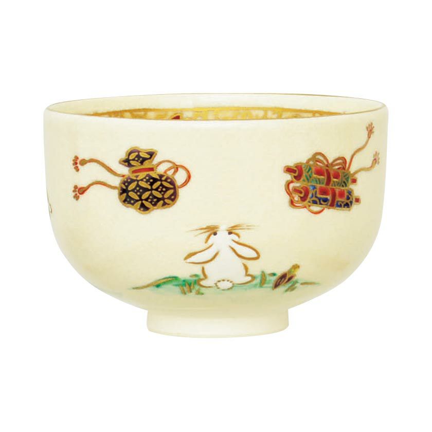 茶道具 抹茶茶碗（まっちゃちゃわん） 茶碗 福卯 干支 清閑寺窯 抹茶茶碗は茶の湯文化である表千家・裏千家の茶道具や抹茶を専門に扱う千紀園（せんきえん）が通販で販売しています。茶会また初心者向けのお稽古用にご利用いただける抹茶碗です。贈り物・ギフトにも人気です。