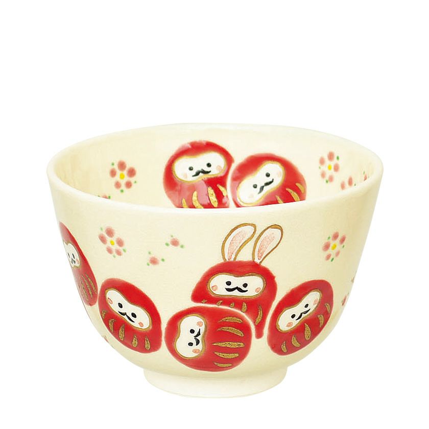 茶道具 抹茶茶碗（まっちゃちゃわん） 茶碗 色絵 うさぎだるま 干支 加藤 起楽 抹茶茶碗は茶の湯文化である表千家・裏千家の茶道具や抹茶を専門に扱う千紀園（せんきえん）が通販で販売しています。茶会また初心者向けのお稽古用にご利用いただける抹茶碗です。贈り物・ギフトにも人気です。