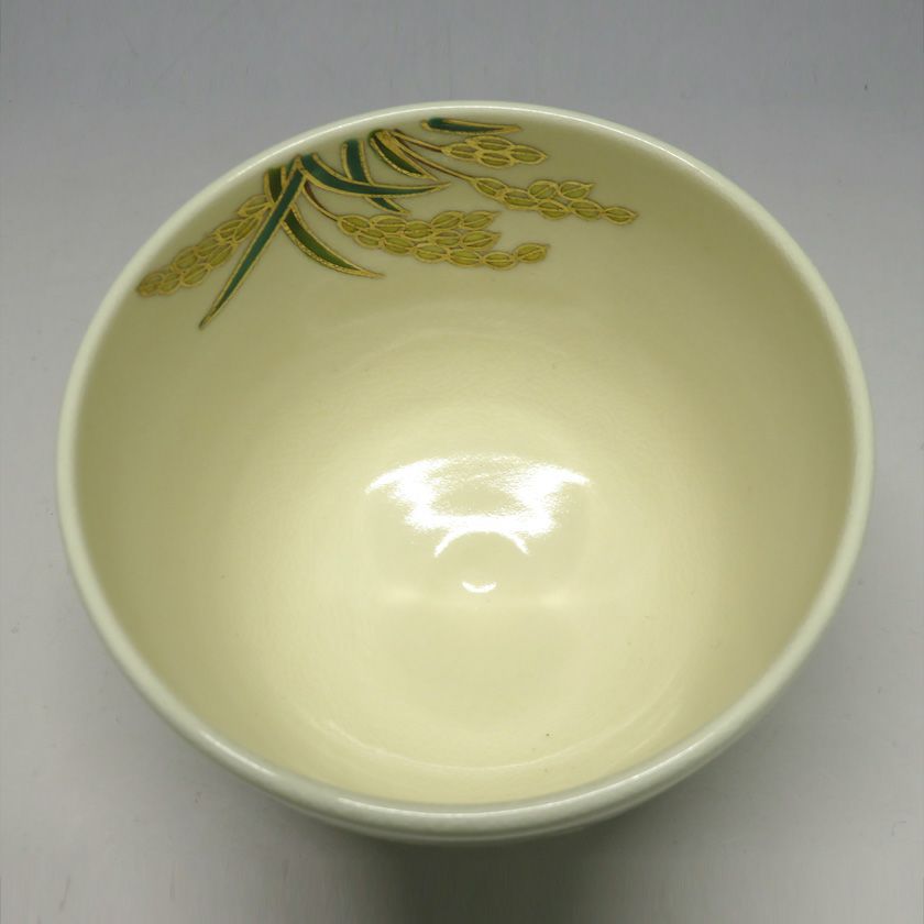 茶道具 抹茶茶碗（まっちゃちゃわん） 茶碗 仁清 稲穂に雀 加藤 永真